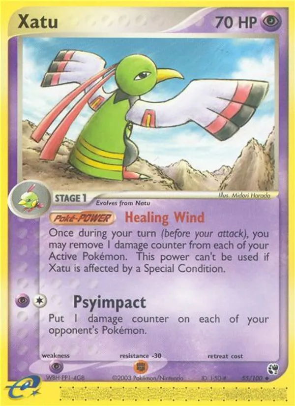 Xatu - Sandstorm Pokemon Card