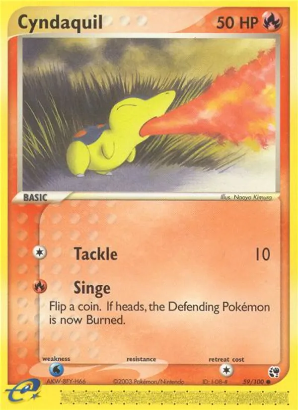 Cyndaquil - Sandstorm Pokemon Card