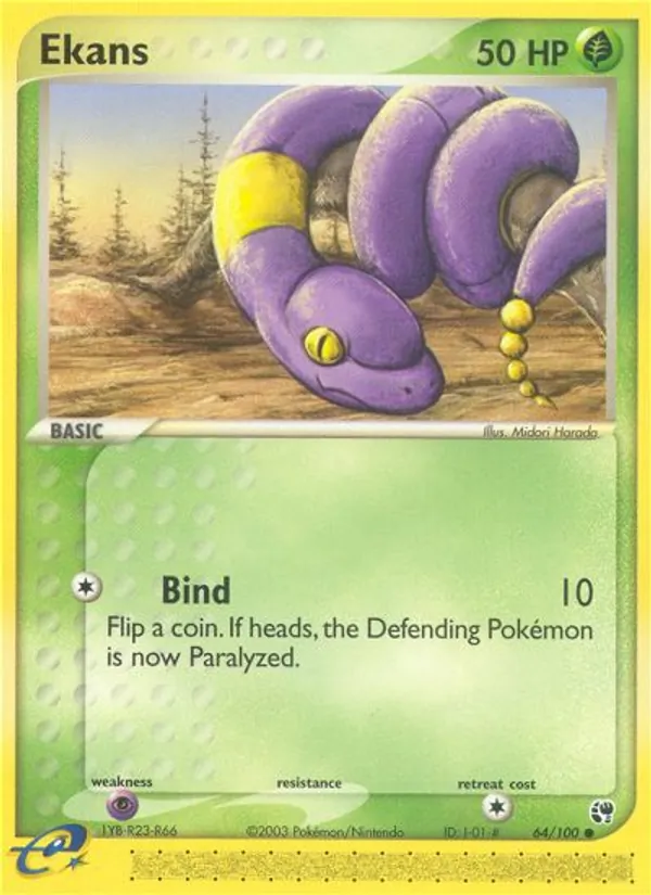 Ekans - Sandstorm Pokemon Card