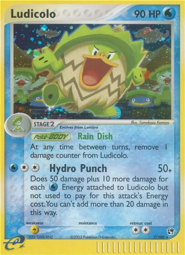 Ludicolo - Sandstorm Pokemon Card