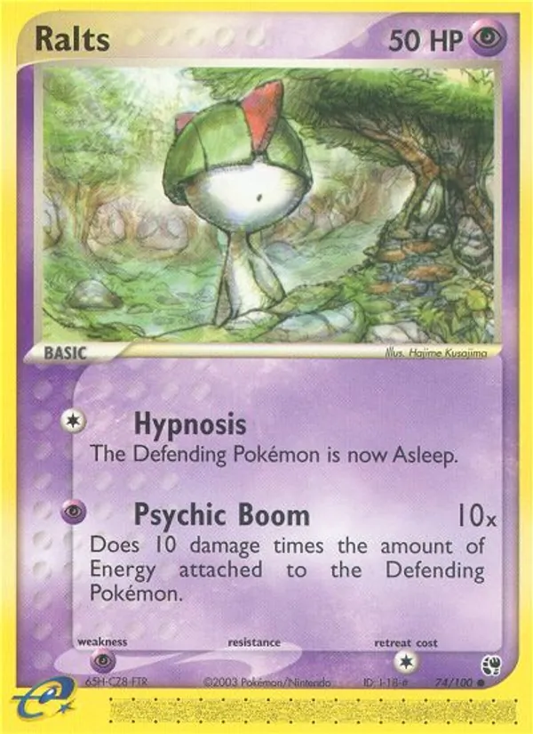 Ralts - Sandstorm Pokemon Card