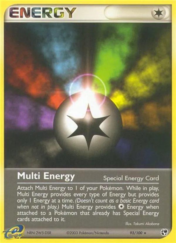 Multi Energy - Sandstorm Pokemon Card