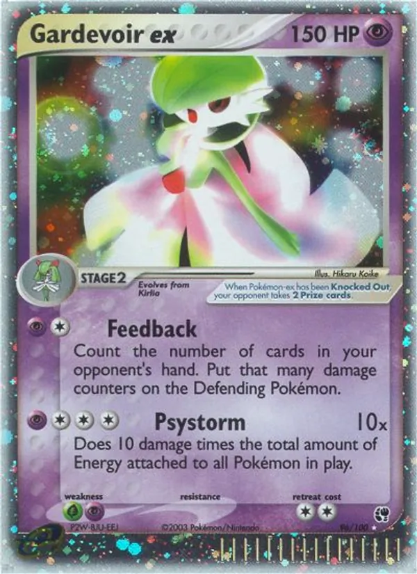 Gardevoir ex - Sandstorm Pokemon Card