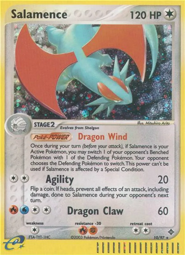 Salamence - Dragon Pokemon Card