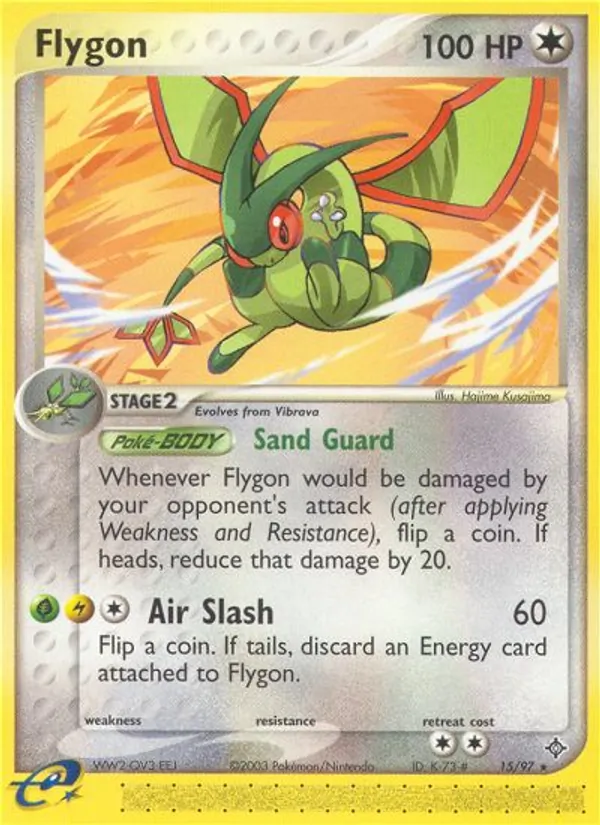 Flygon - Dragon Pokemon Card