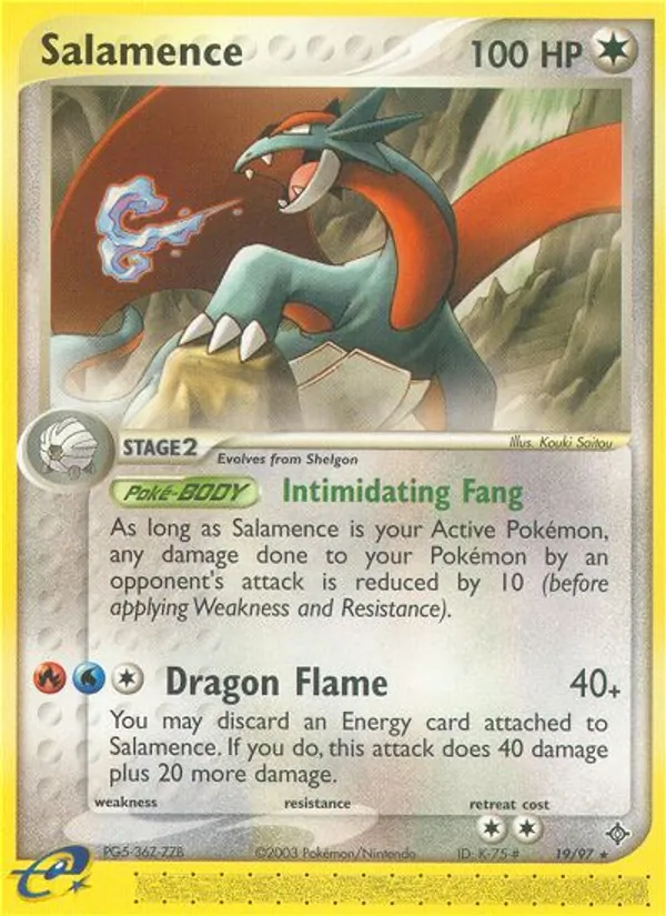 Salamence - Dragon Pokemon Card