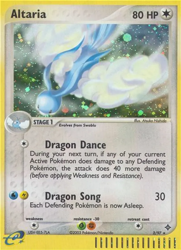 Altaria - Dragon Pokemon Card