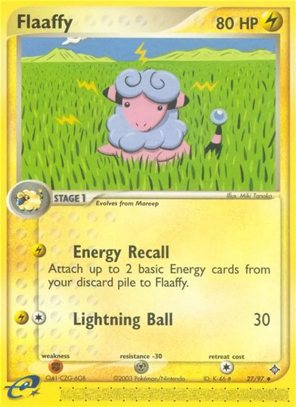 Flaaffy - Dragon Pokemon Card