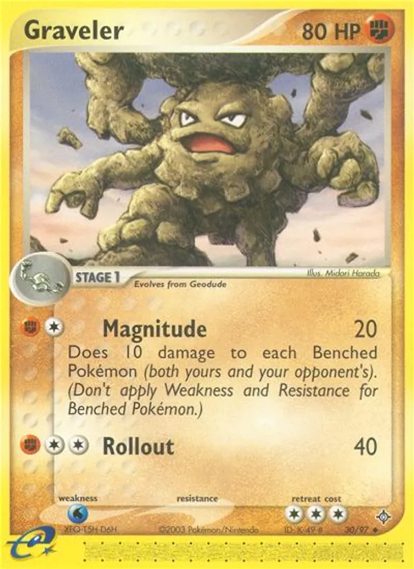 Graveler - Dragon Pokemon Card