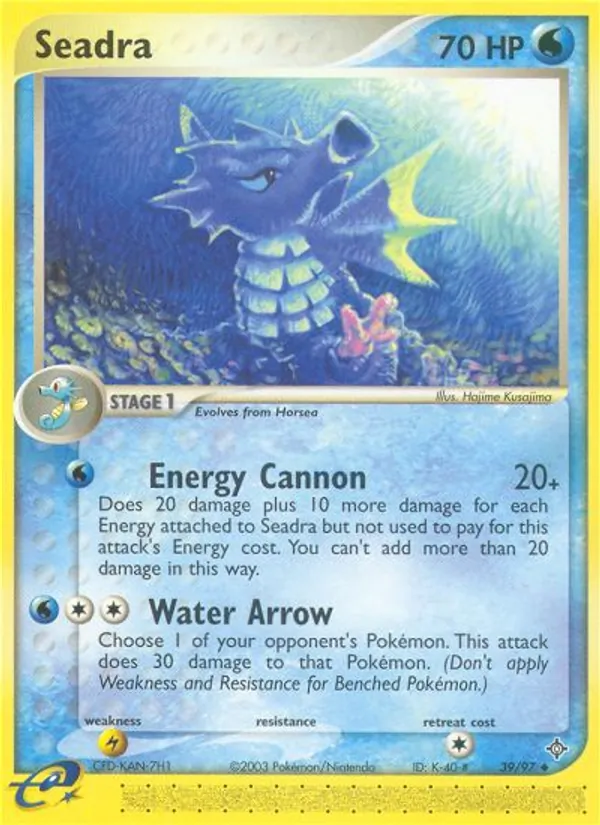 Seadra - Dragon Pokemon Card