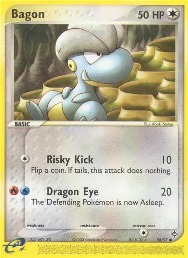 Bagon - Dragon Pokemon Card