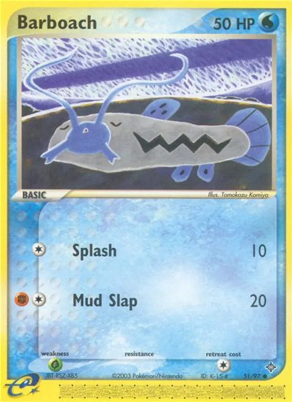 Barboach - Dragon Pokemon Card