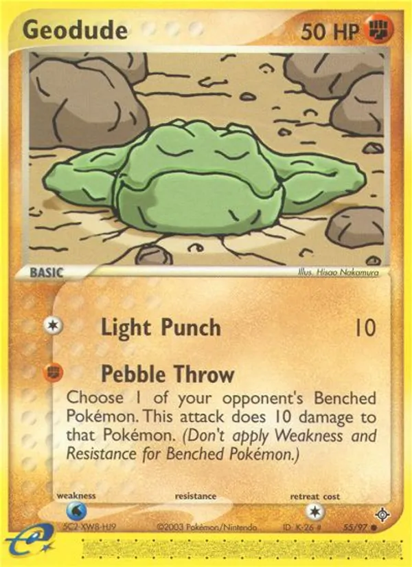 Geodude - Dragon Pokemon Card