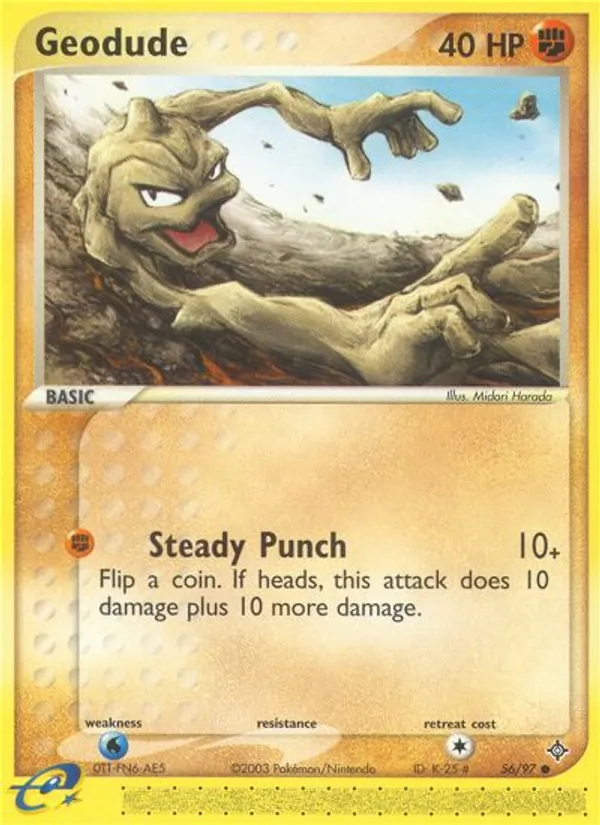 Geodude - Dragon Pokemon Card