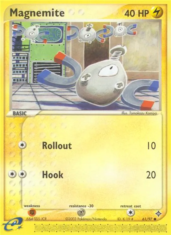 Magnemite - Dragon Pokemon Card