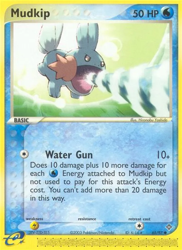 Mudkip - Dragon Pokemon Card