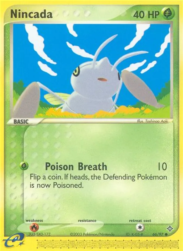 Nincada - Dragon Pokemon Card