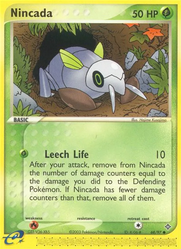 Nincada - Dragon Pokemon Card