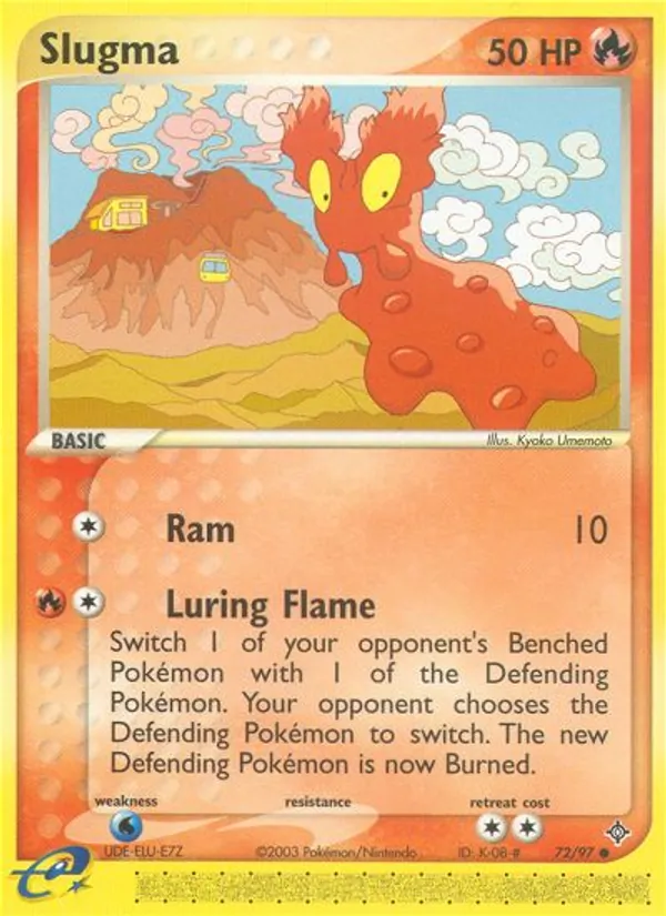 Slugma - Dragon Pokemon Card