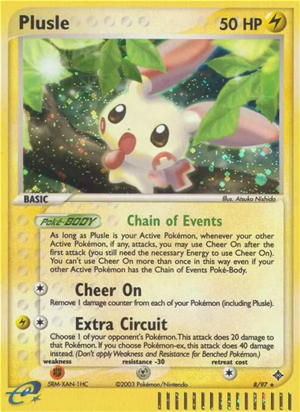 Plusle - Dragon Pokemon Card