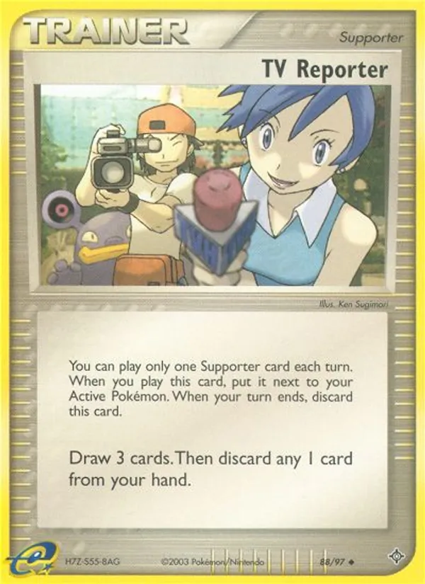 TV Reporter - Dragon Pokemon Card