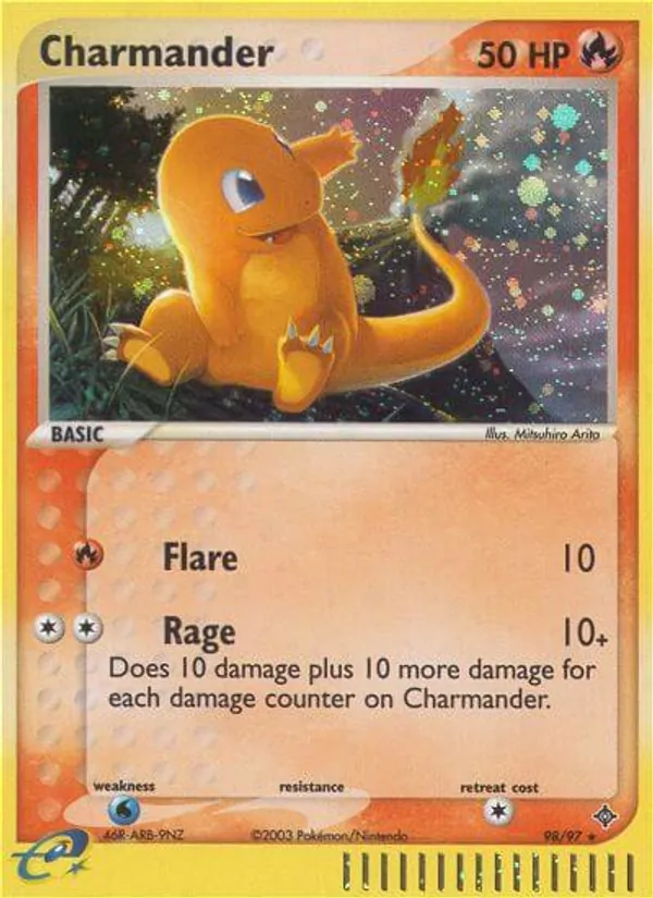 Charmander - Dragon Pokemon Card