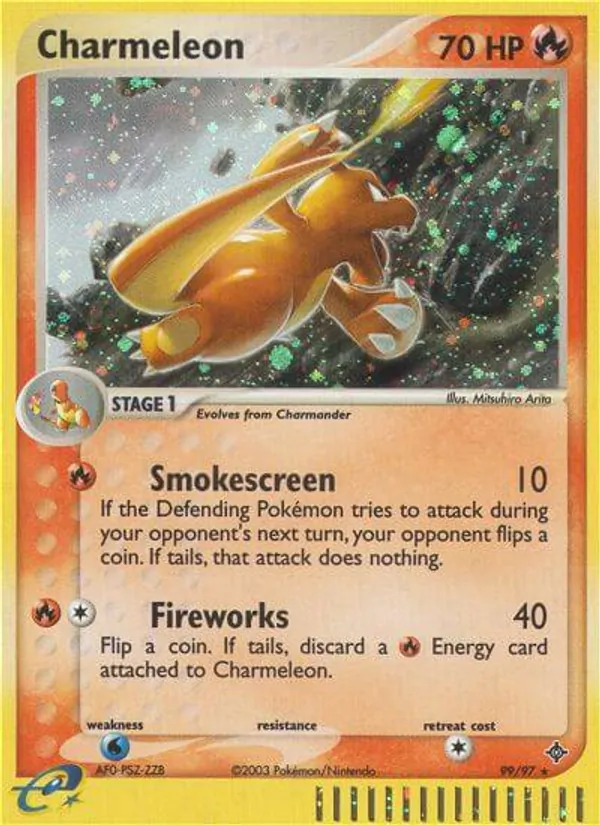Charmeleon - Dragon Pokemon Card