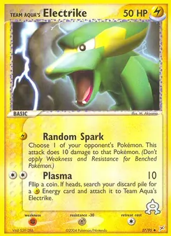 Team Aqua's Electrike - Team Magma vs Team Aqua