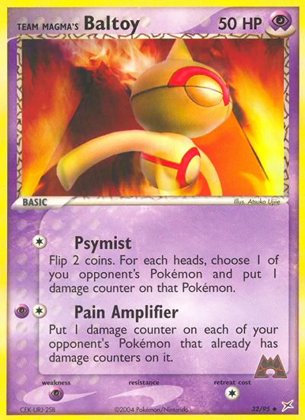 Team Magma's Baltoy - Team Magma vs Team Aqua Pokemon Card