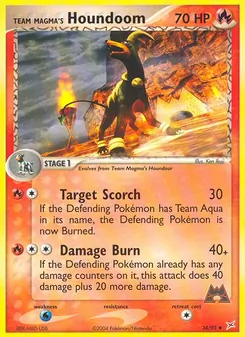Team Magma's Houndoom - Team Magma vs Team Aqua