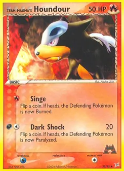 Team Magma's Houndour - Team Magma vs Team Aqua