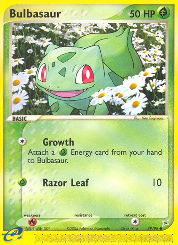 Bulbasaur - Team Magma vs Team Aqua Pokemon Card