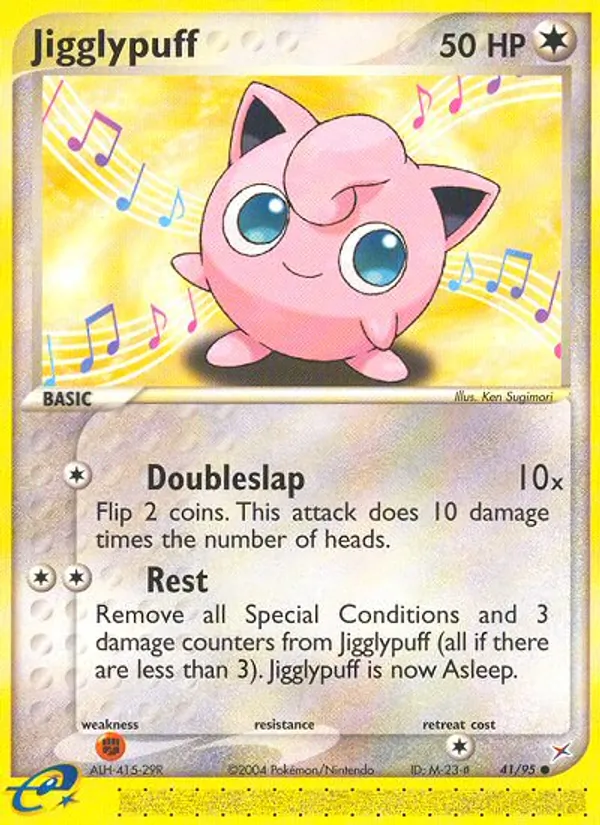 Jigglypuff - Team Magma vs Team Aqua Pokemon Card
