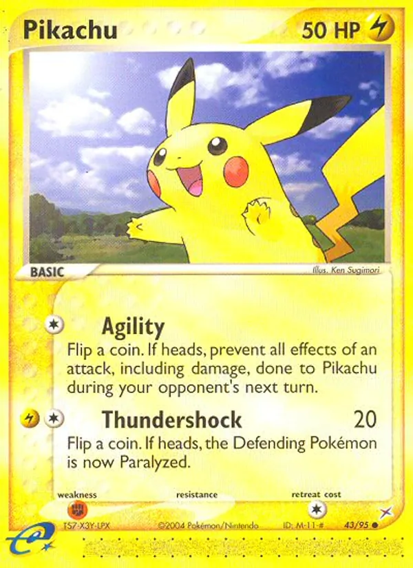 Pikachu - Team Magma vs Team Aqua Pokemon Card