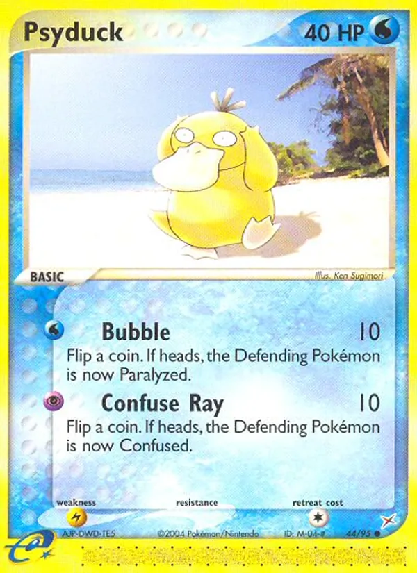 Psyduck - Team Magma vs Team Aqua Pokemon Card