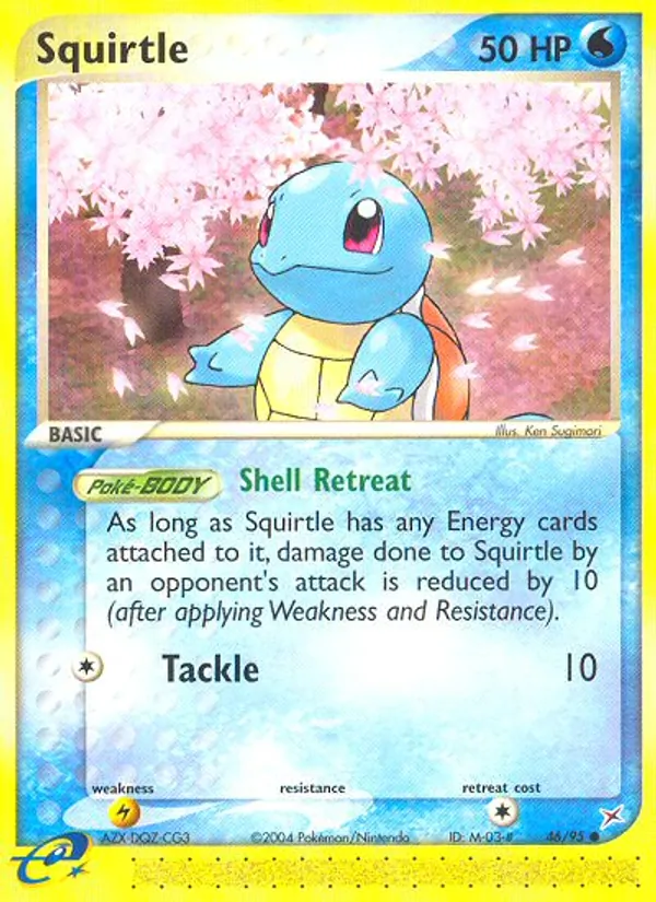 Squirtle - Team Magma vs Team Aqua Pokemon Card