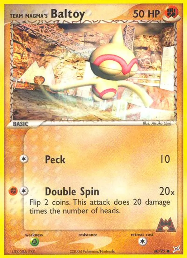 Team Magma's Baltoy - Team Magma vs Team Aqua Pokemon Card