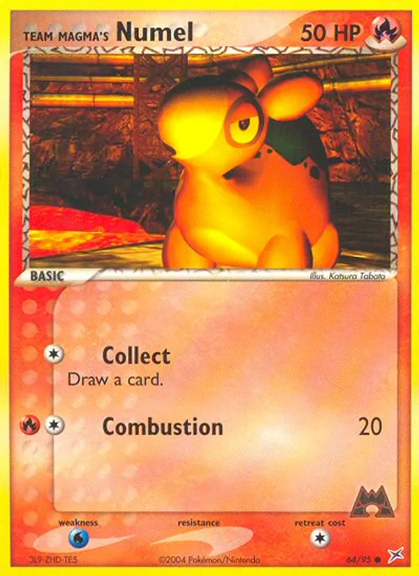 Team Magma's Numel - Team Magma vs Team Aqua Pokemon Card