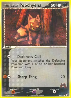 Team Magma's Poochyena - Team Magma vs Team Aqua