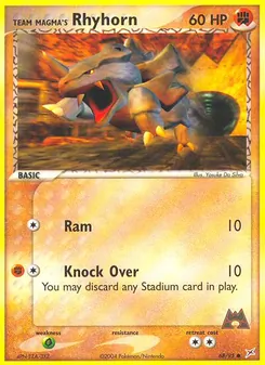 Team Magma's Rhyhorn - Team Magma vs Team Aqua