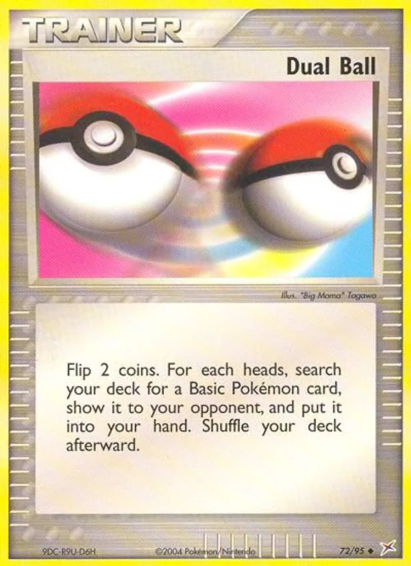 Dual Ball - Team Magma vs Team Aqua Pokemon Card