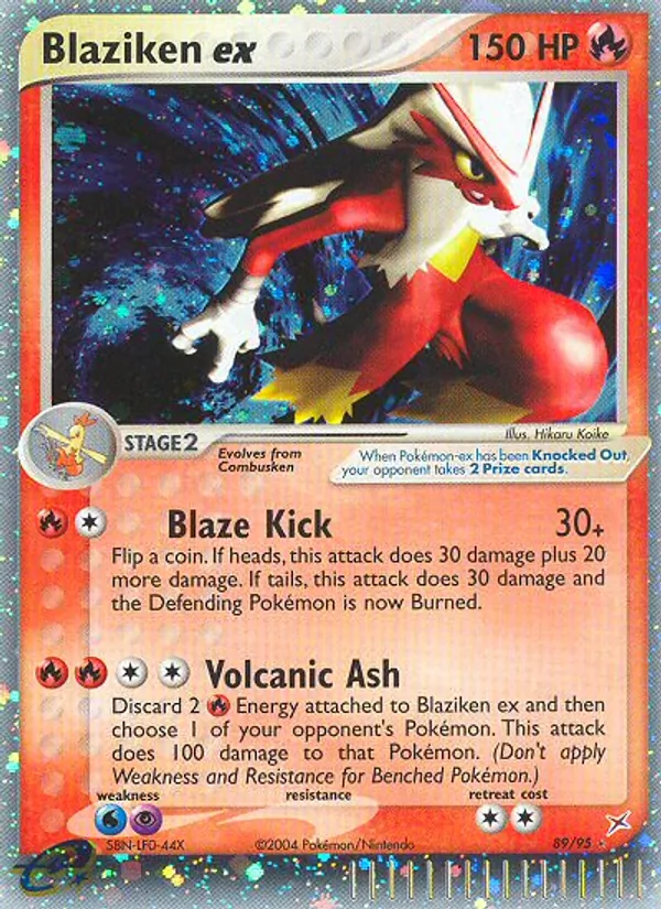 Blaziken ex - Team Magma vs Team Aqua Pokemon Card