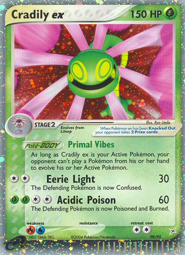 Cradily ex - Team Magma vs Team Aqua Pokemon Card