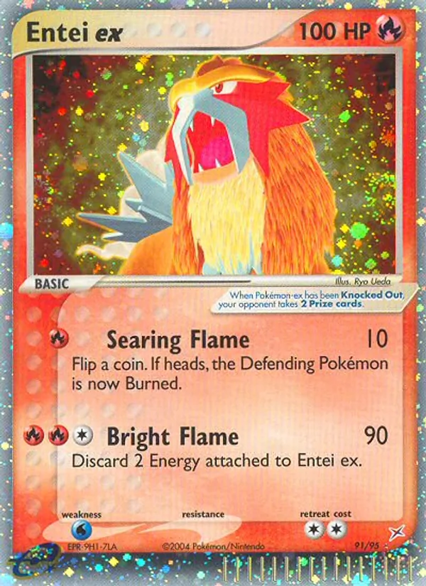 Entei ex - Team Magma vs Team Aqua Pokemon Card