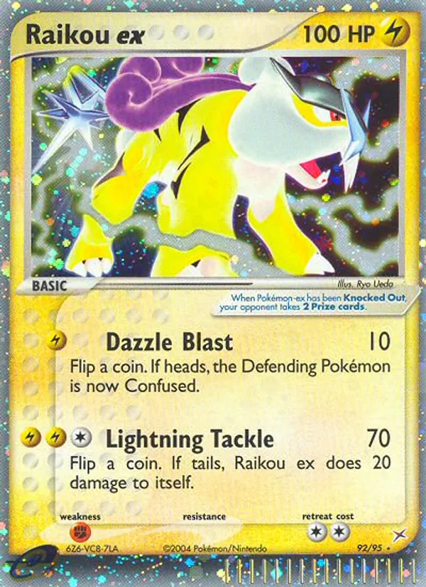 Raikou ex - Team Magma vs Team Aqua Pokemon Card