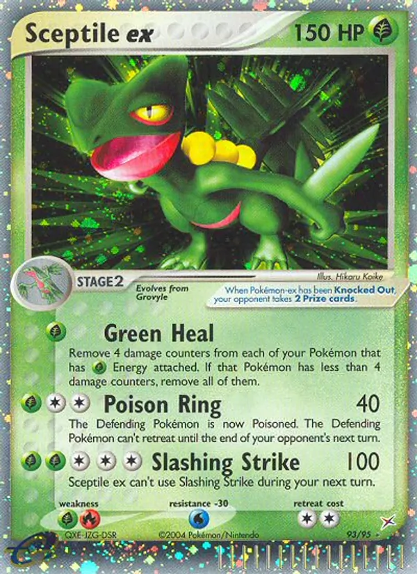 Sceptile ex - Team Magma vs Team Aqua Pokemon Card