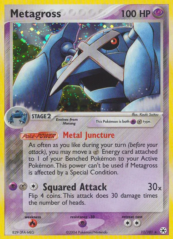 Metagross - Hidden Legends Pokemon Card
