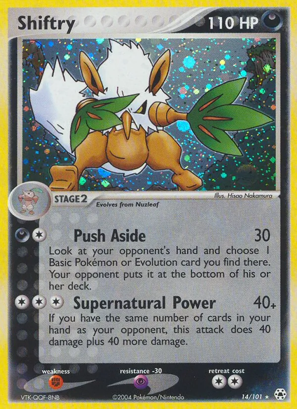 Shiftry - Hidden Legends Pokemon Card