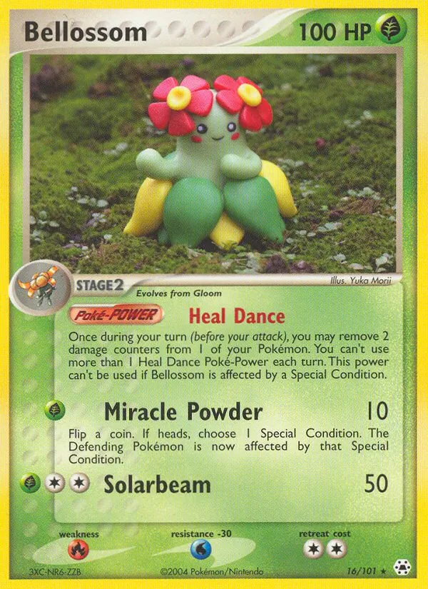 Bellossom - Hidden Legends Pokemon Card