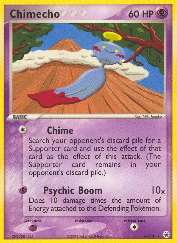 Chimecho - Hidden Legends Pokemon Card